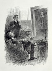 オスカーワイルド（1854-1900）による「ドリアングレイの絵」のイラスト、E。d&39;Eteによって彫刻 作： Paul Thiriat